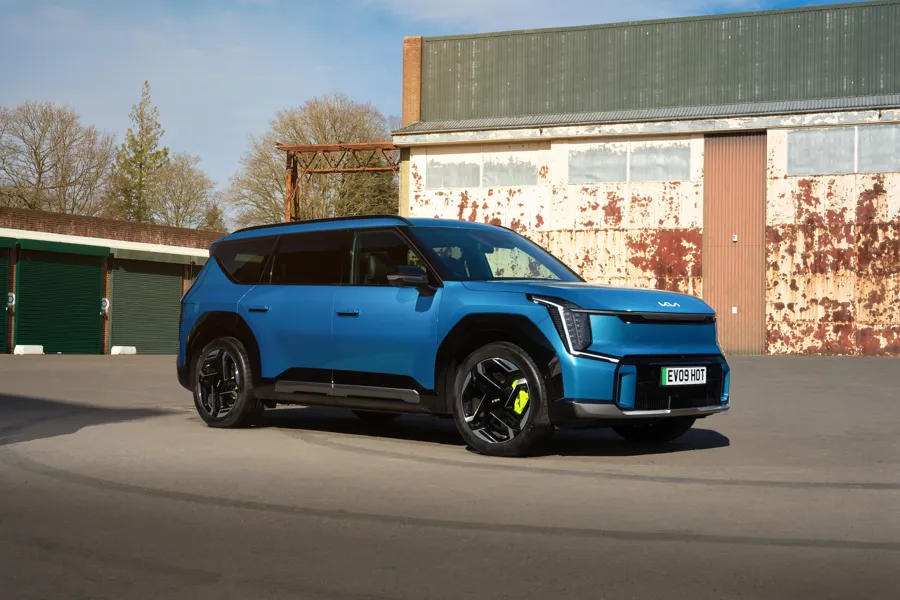 A Kia EV9 electric seven-seat SUV