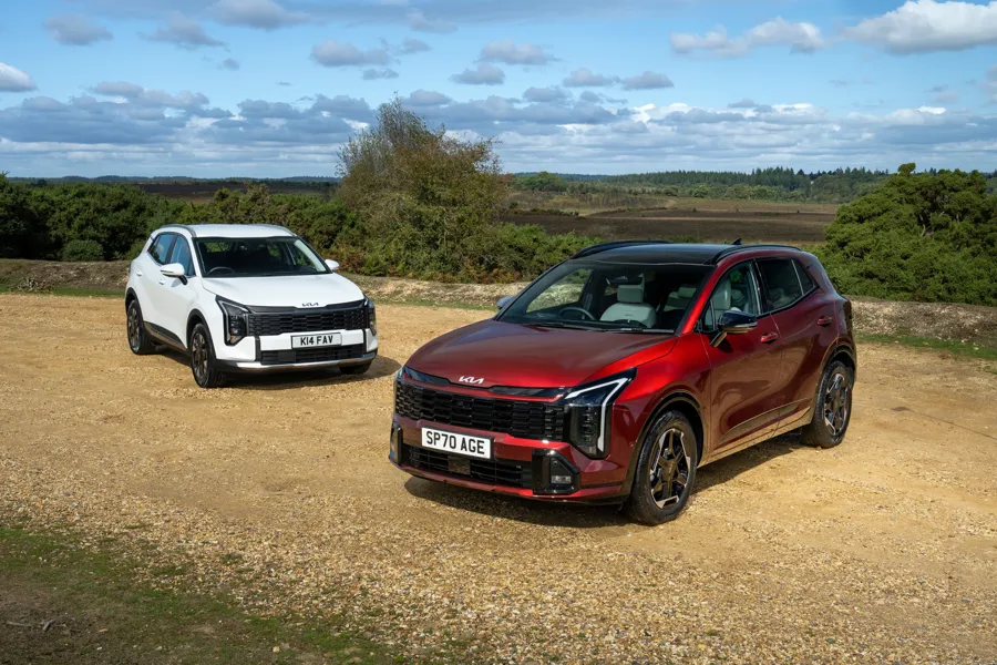 A Kia Sportage family SUV